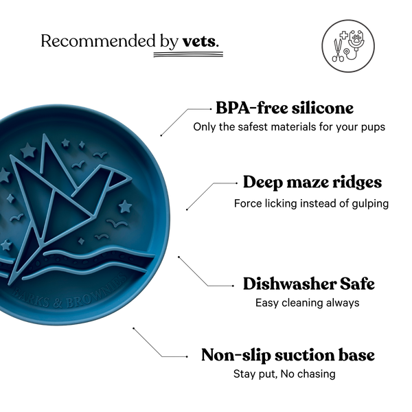 Signature Origami Slow Feeder Berry