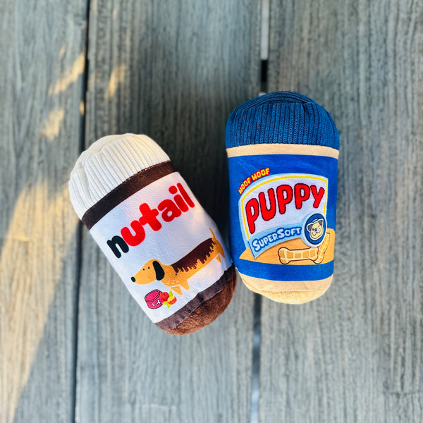 Squeaky Dog Toy | Peanut Butter