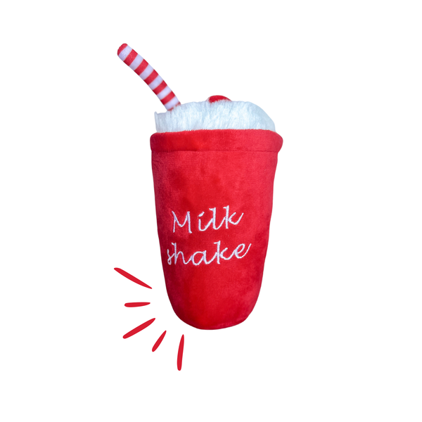 Milkshake Squeaky Dog Toy