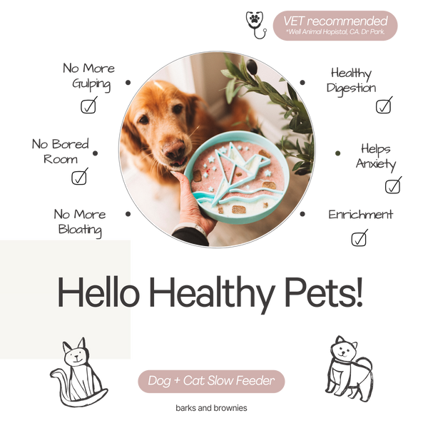 Signature Origami Slow Feeder Blue