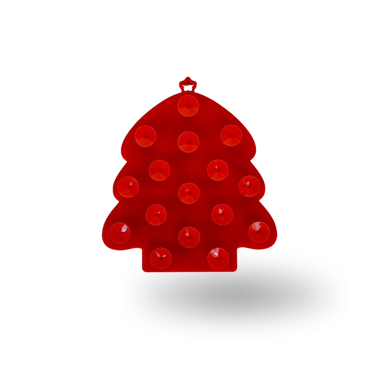 Christmas Tree Lick Mat | Cranberry Red