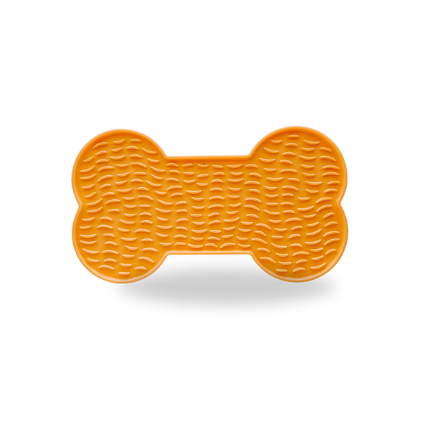 Bone Lick Mat – Orange