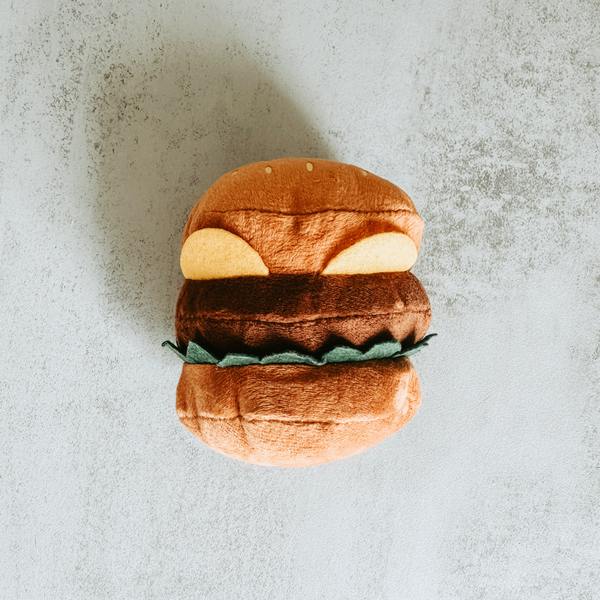 Mini Cheeseburger  Dog Toy