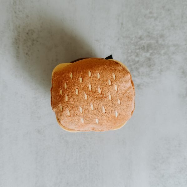 Mini Cheeseburger  Dog Toy