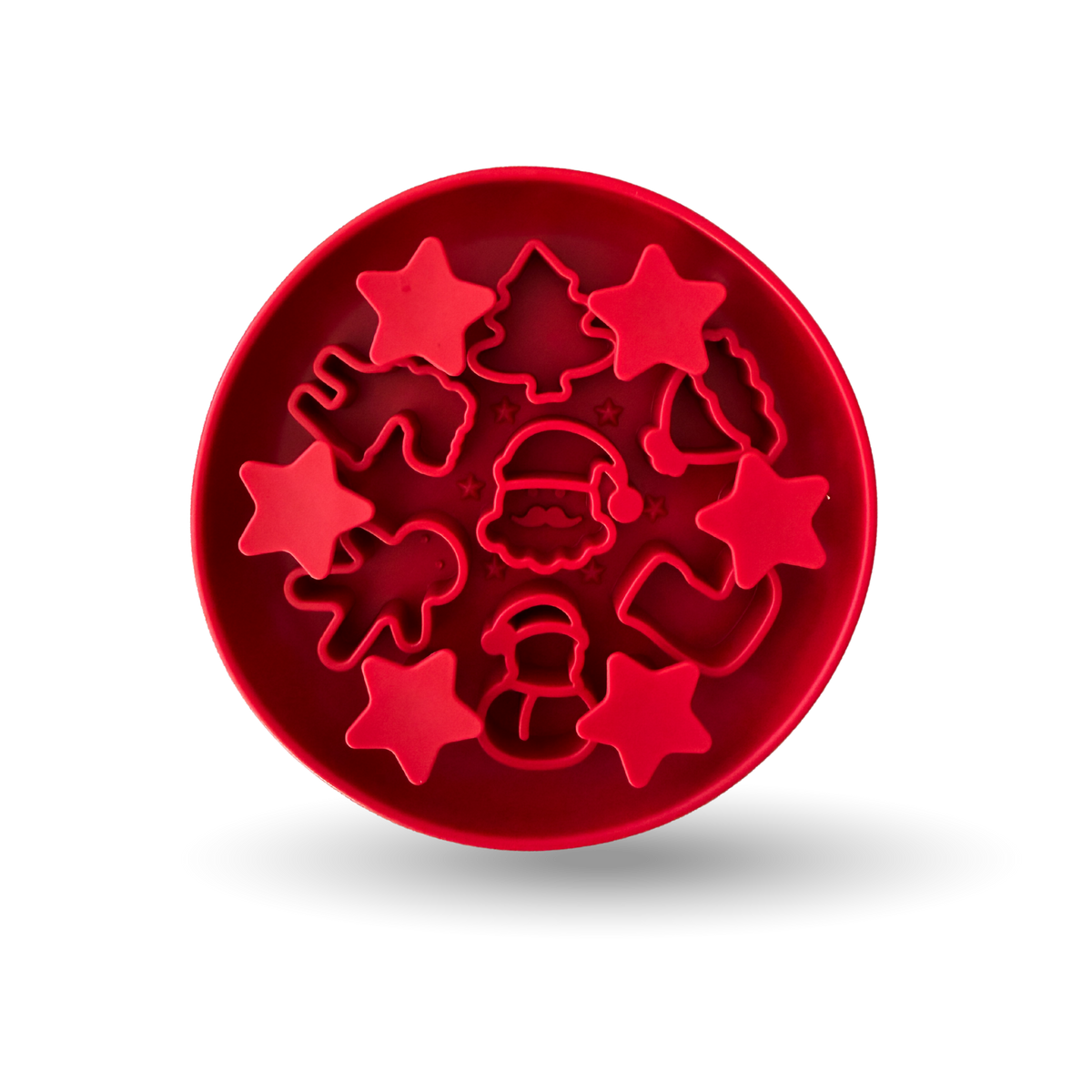 Gingerbread Man Slow Feeder - Red