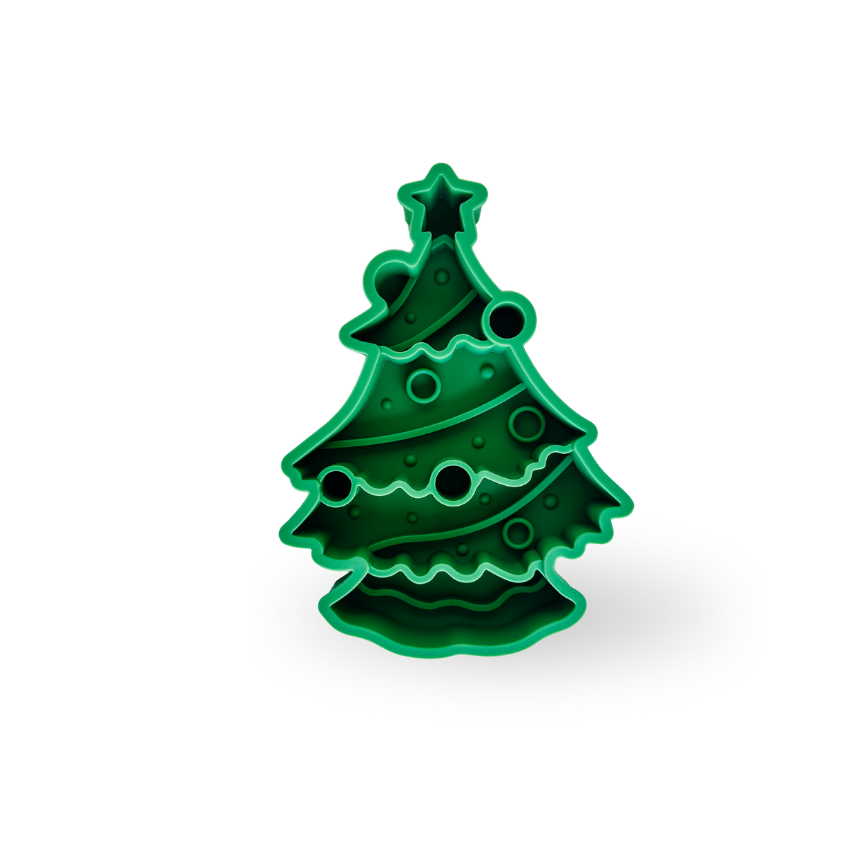 Christmas Tree 2-in-1 Slowfeeder + Lickmat | Holly Green
