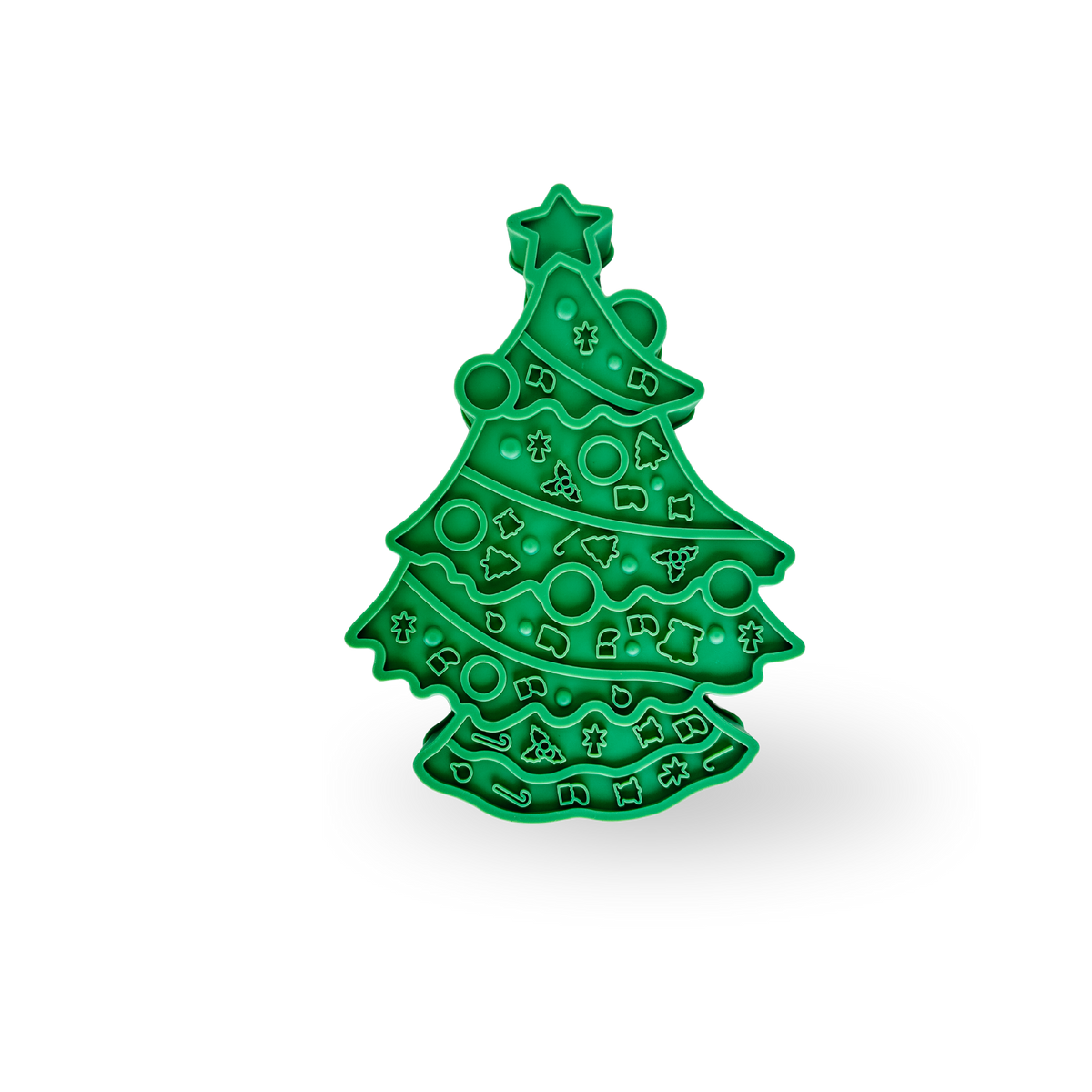 Christmas Tree 2-in-1 Slowfeeder + Lickmat | Holly Green