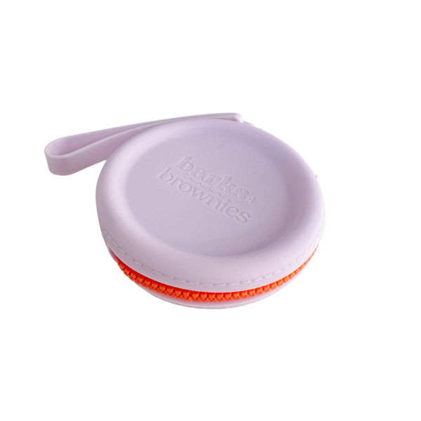 Silicon Treat Pouch - Powder Pink