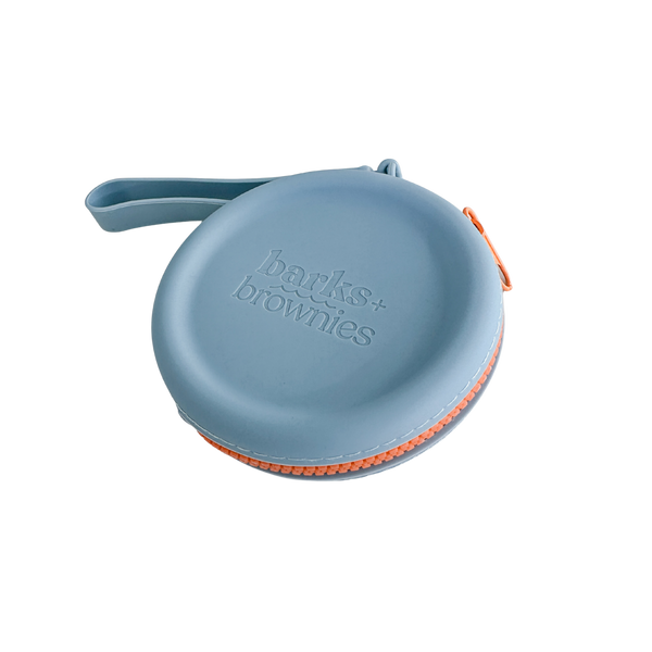 Silicon Treat Pouch - Sky Blue