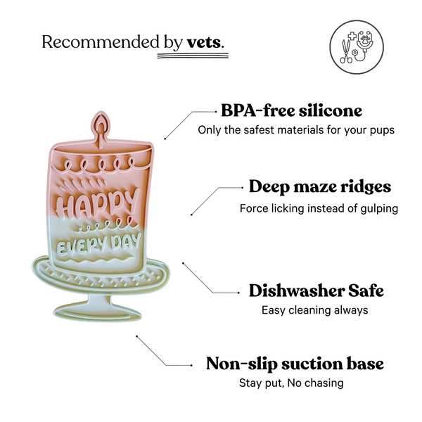 Happy Lick Mat | Pink