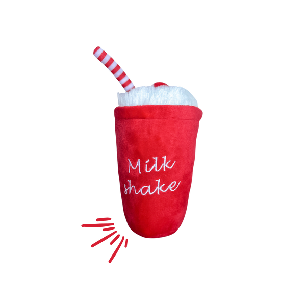 Milkshake Squeaky Dog Toy