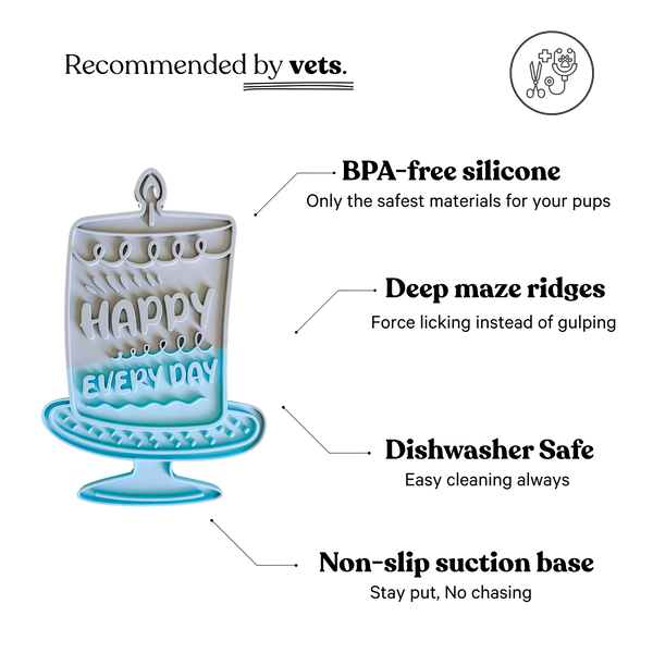 Happy Lick Mat | Blue