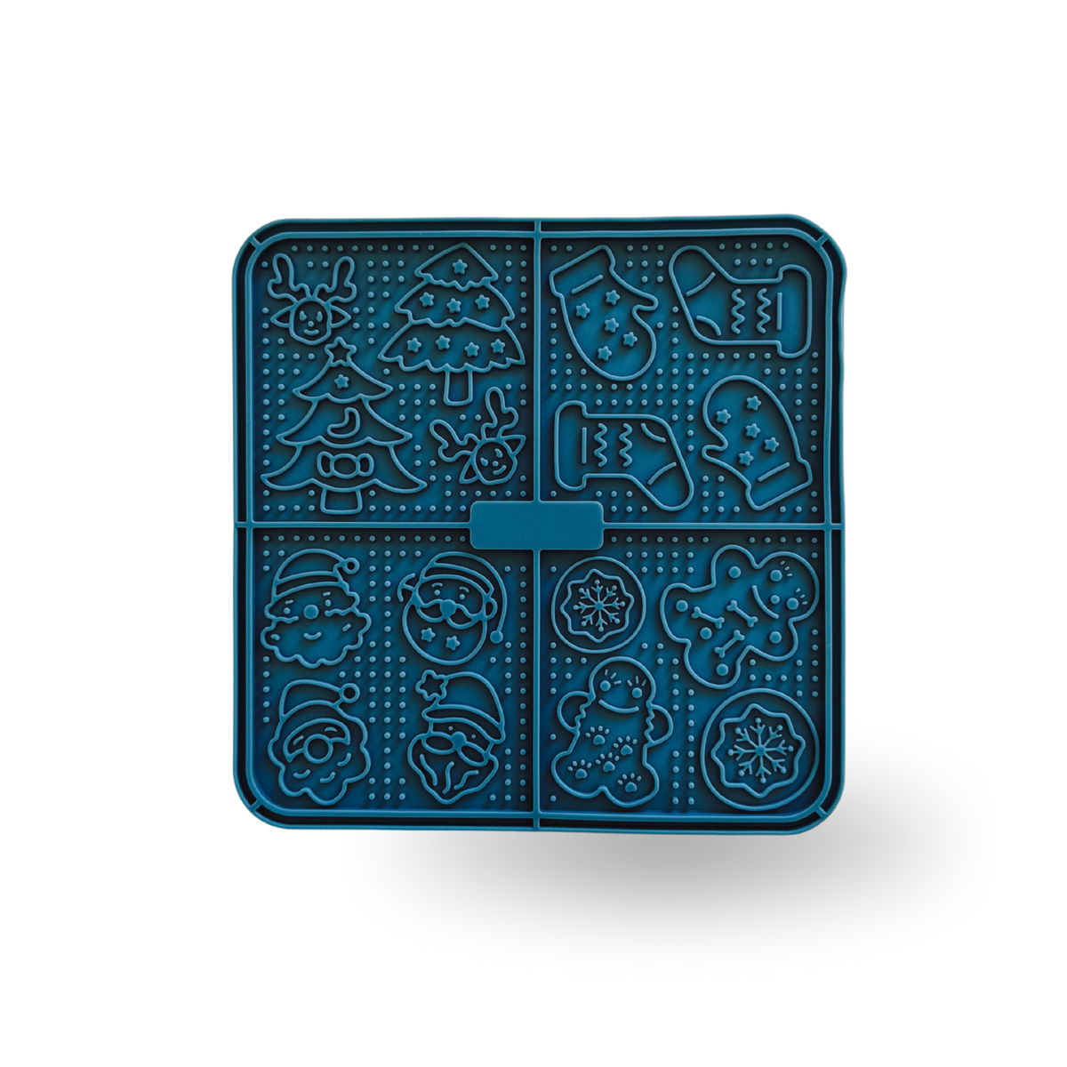 Christmas Lick Mat | Frost Blue