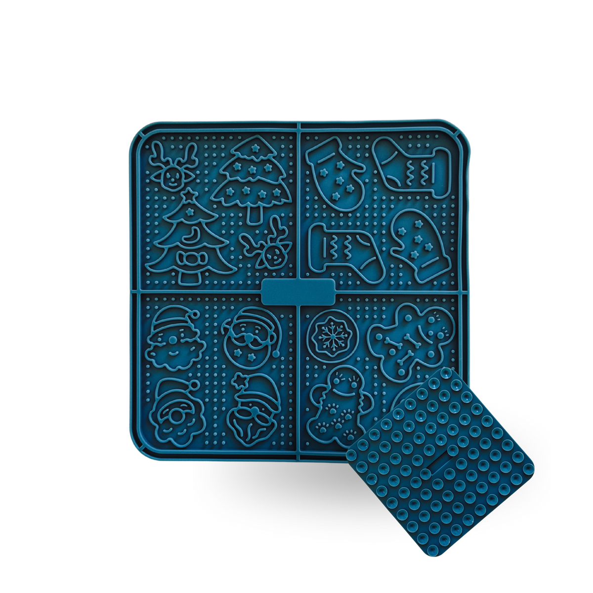 Christmas Lick Mat | Frost Blue