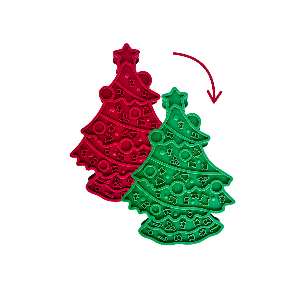 Christmas Trees Slow Feeders + Lick Mats | Bundle