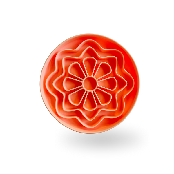 Flower Slow Feeder - Tangerine